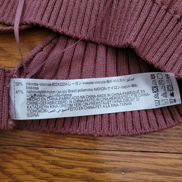 ZARA | Knit Bralette Top | Sz. XL - Picture 8 of 9